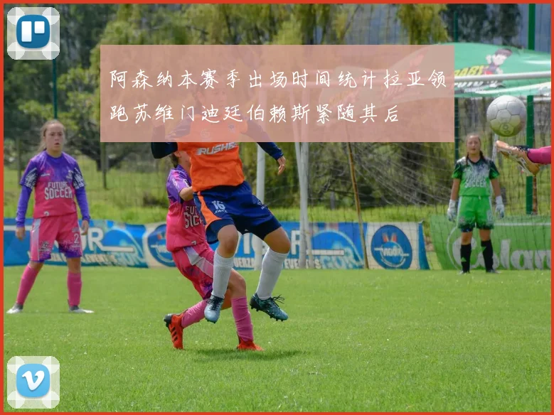 阿森纳本赛季出场时间统计拉亚领跑苏维门迪廷伯赖斯紧随其后